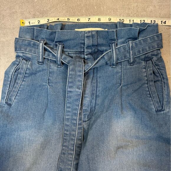 Pilcro by Anthropologie Cropped Wide Leg Jeans - Size 0 - Picture 5 of 7